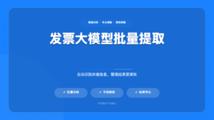 发票大模型批量提取工具 v2.0
