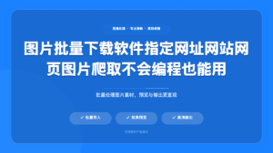 批量图片下载器 v1.0